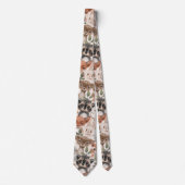 Baby Animals Nahtloses Muster Krawatte (Vorderseite)