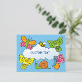 Baby Animals Postkarte (Stehend Vorderseite)