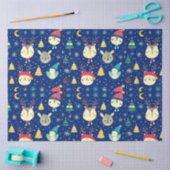 Baby Animals Snowflakes Crescent Moon Weihnachten Seidenpapier (Basteln)