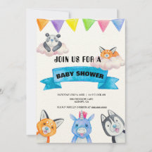 Baby Animals Thema Kinderdusche