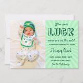 Baby-Ankündigung-Foto Feiertagskarte (Vorderseite)