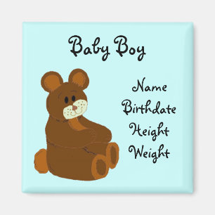 Baby-Ankündigung Magnet
