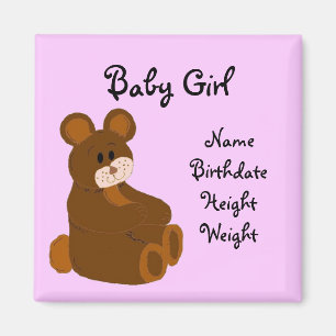 Baby-Ankündigungsmagnet Magnet