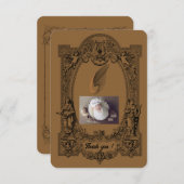 Baby Ankunft Feier Flat Dankeschön Karte ... (Vorne/Hinten)