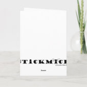 Baby Ankunft mit Red Balloon - Grußkarte Karte (Rückseite)