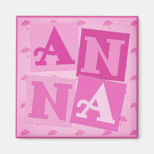 Baby-Anna-Gewohnheits-Magnet Magnet