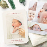 Baby Announcement Collage Merry Little Christmas Feiertagskarte<br><div class="desc">Simple Elegant Collage Merry Verheiratete Weihnachten Weihnachten Weihnachten Weihnachten Weihnachten Weihnachten Weihnachten Weihnachten Weihnachten Weihnachtskarte neu vermietet *Vollbestellbares Template #joy #joy #merrychristmas</div>