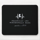 Baby Announcement Fearfully And Wonderfully Made,  Mousepad (Vorne)