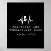Baby Announcement Fearfully And Wonderfully Made, Poster (Vorne)