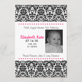 Baby Announcement Girl Ankündigung