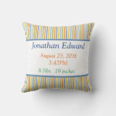 Baby Announcement Pillow Kissen (Rückseite)