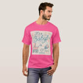 Baby Anreise T-Shirt | Glückwunsch Neue Eltern (Vorne ganz)