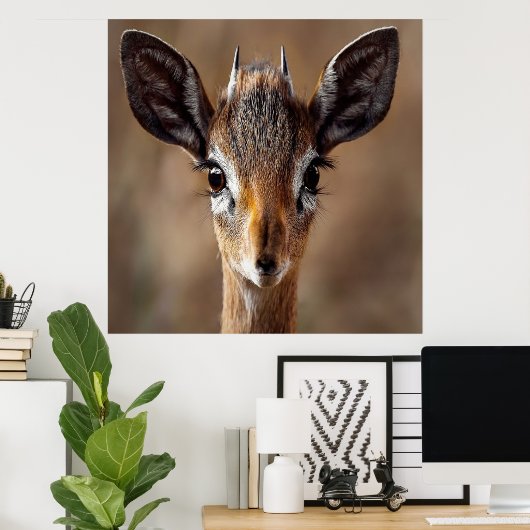 Baby Antelope Poster (Heimbüro)