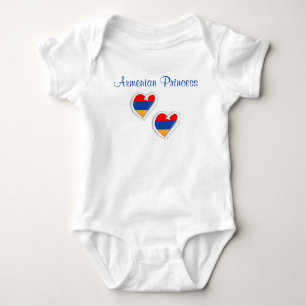 Baby Anzug Armenische Prinzessin Herz Strampler