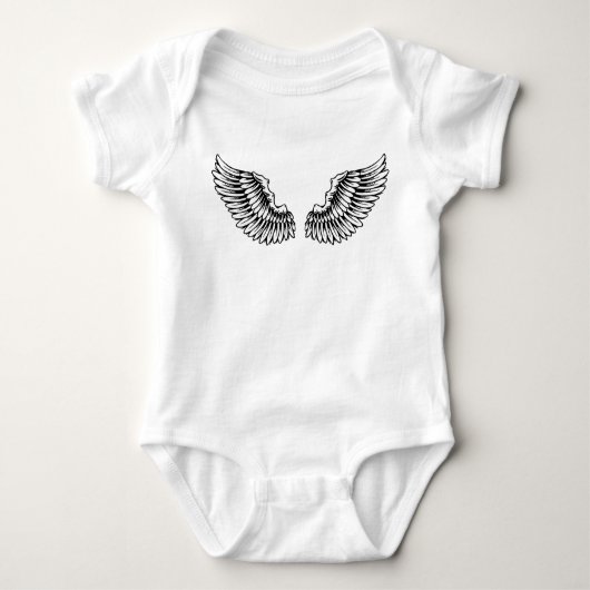 Baby Anzug, Design "Lil'Angel" Baby Strampler (Vorderseite)