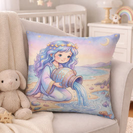 Baby Aquarius Zodiac Nursery Kissen