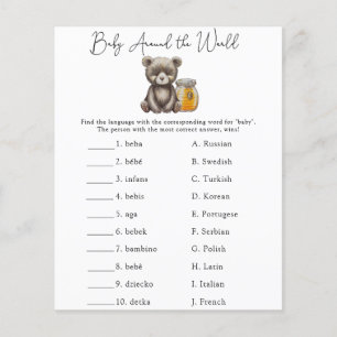 Baby Around - Baby Shower Game