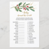 Baby Around the World Game Green & Gold Foliage (Vorderseite)