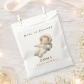 Baby Astronaut First Birthday Favor Bags Geschenktütchen (Ausgeschnitten)