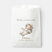 Baby Astronaut First Birthday Favor Bags Geschenktütchen (Vorderseite)