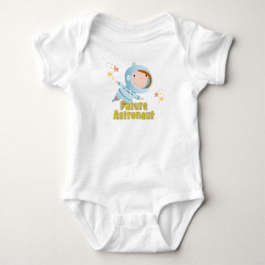 Baby Astronaut (Mädchen) Future Astronaut Strampler (Vorderseite)