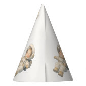  Baby Astronaut Space Birthday Party Hats Partyhütchen (Rückseite)