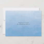 Baby Astronaut Space Thema Kinderdusche Dankeskarte (Rückseite)