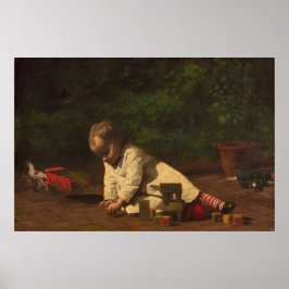 Baby at Play - Thomas Eakins Fine Art Poster