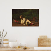 Baby at Play - Thomas Eakins Fine Art Poster (Küche)