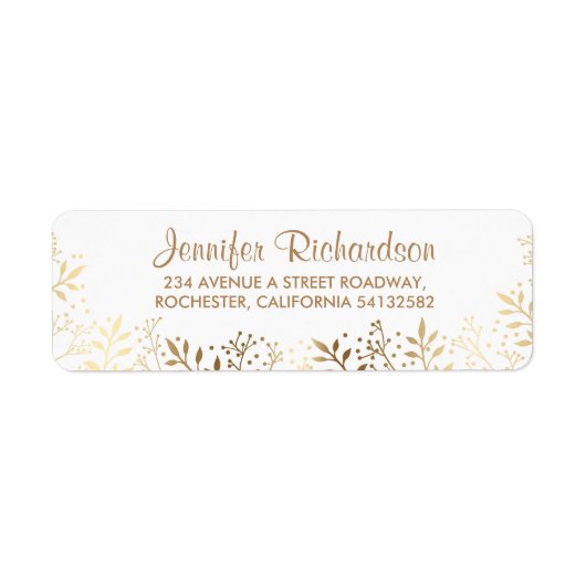 Baby-Atem Gold und Weiß-Hochzeit (Vorne)