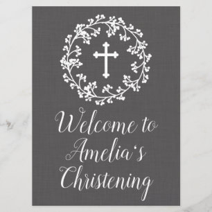 Baby-Atem Willkommensschild Einladung