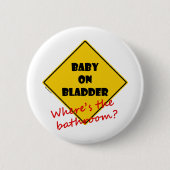 Baby auf Blase Button (Vorderseite)