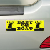 BABY AUF BOOT Autoaufkleber (Auf Auto)