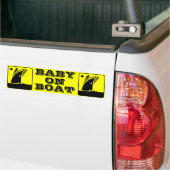 BABY AUF BOOT Autoaufkleber (Auf Lkw)