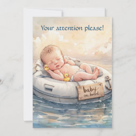 Baby auf Bord Digitaler Download Duscheinladung Einladung