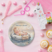 Baby auf Bord Dusche Pappteller (Party)