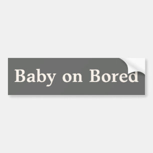 Baby auf dem Aufkleber Autoaufkleber