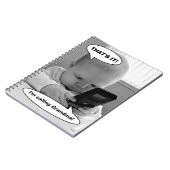 Baby auf Handy Notizblock (Linke Seite)