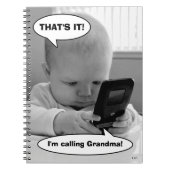 Baby auf Handy Notizblock (Vorderseite)