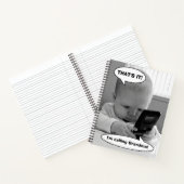 Baby auf Handy Notizblock (Innenseite)