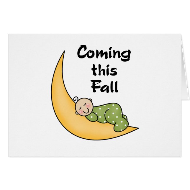 Baby auf Mond-Fall (Vorderseite (Horizontal))