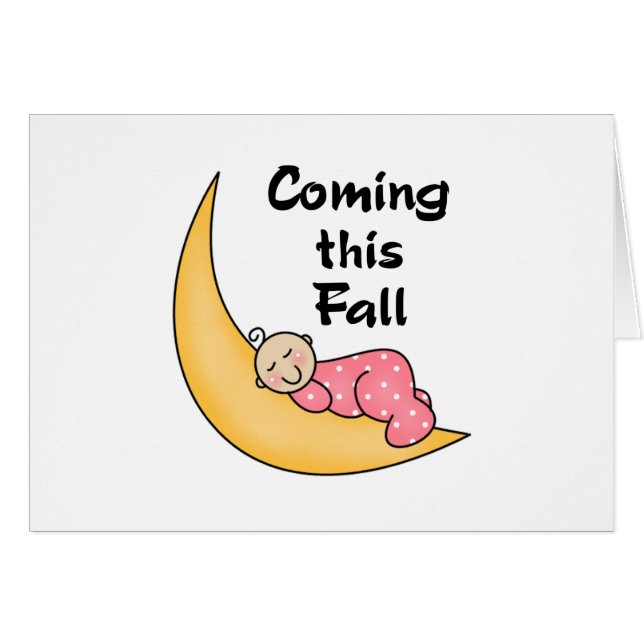 Baby auf Mond-Fall (Vorderseite (Horizontal))