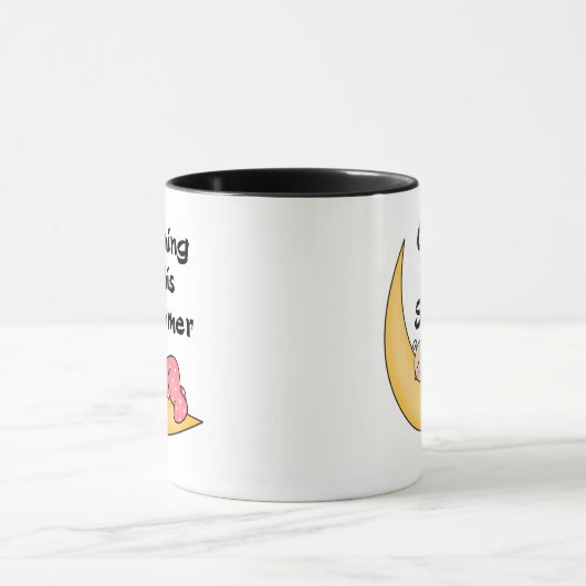 Baby auf Mond-Sommer Tasse (Zentrum)