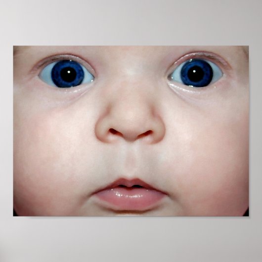 Baby Augen Poster (Vorne)