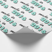 Baby aus 2016 geschenkpapier (Ecke)