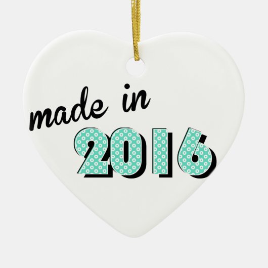 Baby aus 2016 keramikornament (Vorne)