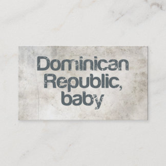 Baby aus Dominikanische Republik Visitenkarte
