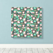 Baby Axolotl Leinwanddruck (Insitu (Holzboden))