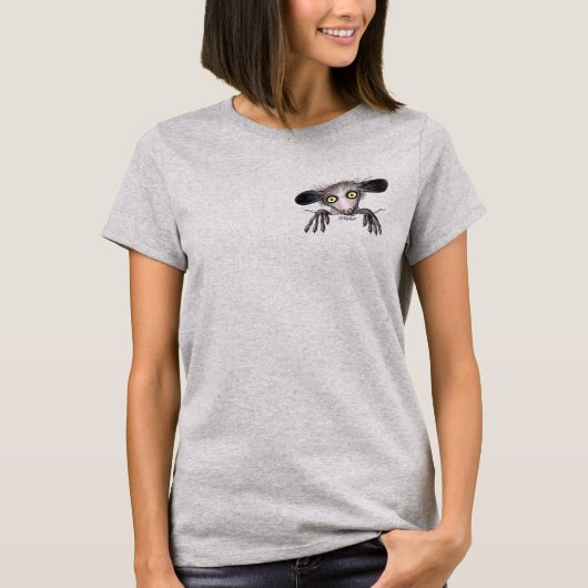 Baby Aye Aye Lemur Pocket T - Shirt (Vorderseite)