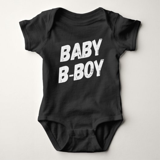 Baby B-Boy Hip Hop Dancer Baby Strampler (Vorderseite)